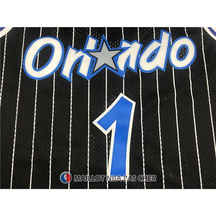 Maillot Orlando Magic Anfernee Hardaway No 1 Mitchell & Ness 1994-95 Noir